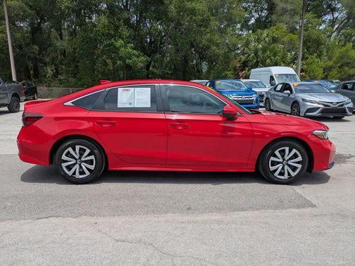 Rallye Red 2025 Honda Civic LX