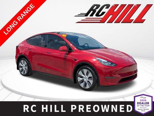Red Multi-Coat 2023 Tesla Model Y Long Range Dual Motor All-Wheel Drive