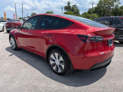 Red Multi-Coat 2023 Tesla Model Y Long Range Dual Motor All-Wheel Drive