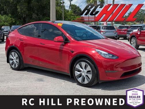Red Multi-Coat 2023 Tesla Model Y Long Range Dual Motor All-Wheel Drive