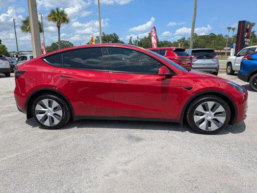 Red Multi-Coat 2023 Tesla Model Y Long Range Dual Motor All-Wheel Drive