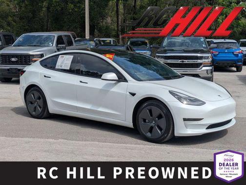 Pearl White Multi-Coat 2021 Tesla Model 3 Standard Range Plus
