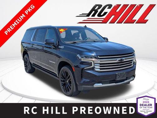 Midnight Blue Metallic 2021 Chevrolet Suburban 4WD High Country