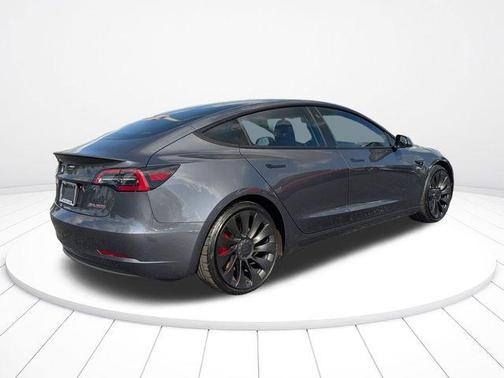 Gray 2023 Tesla Model 3 Performance