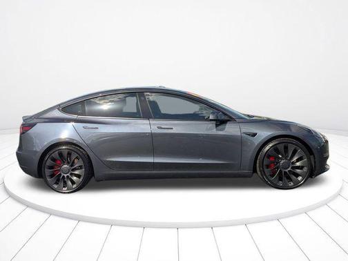 Gray 2023 Tesla Model 3 Performance