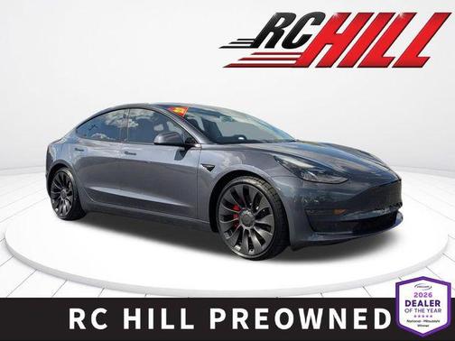 Gray 2023 Tesla Model 3 Performance