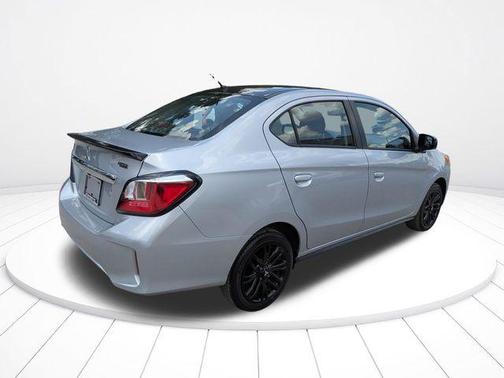 Starlight Silver Metallic w/Black Roof 2023 Mitsubishi Mirage G4 Black Edition