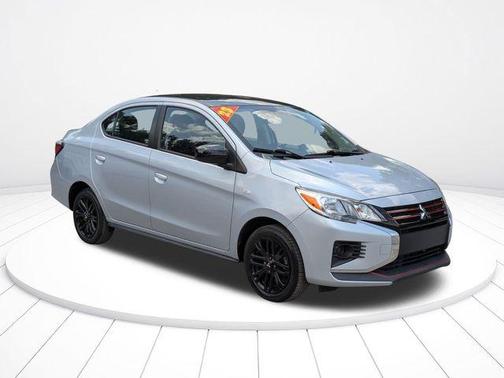 Starlight Silver Metallic w/Black Roof 2023 Mitsubishi Mirage G4 Black Edition