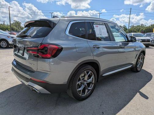 Skyscraper Grey Metallic 2024 BMW X3 xDrive30i