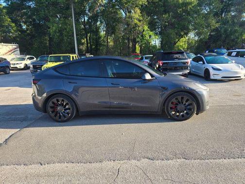 Gray 2022 Tesla Model Y Performance Dual Motor All-Wheel Drive