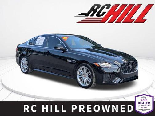 Santorini Black Metallic 2022 Jaguar XF R-Dynamic SE P300 AWD Automatic