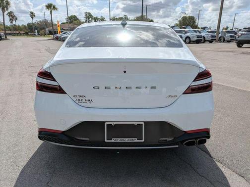 Alta White 2023 Genesis G70 2.0T AWD