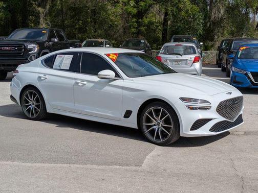 Alta White 2023 Genesis G70 2.0T AWD