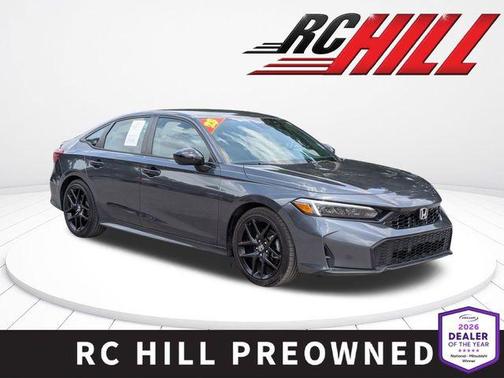 Urban Gray Pearl 2025 Honda Civic Sport