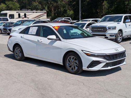 Serenity White 2024 Hyundai ELANTRA SEL