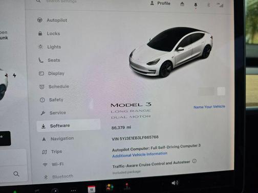 Pearl White Multi-Coat 2020 Tesla Model 3 Long Range