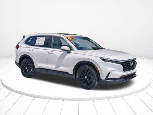 Platinum White Pearl 2025 Honda CR-V EX-L 2WD