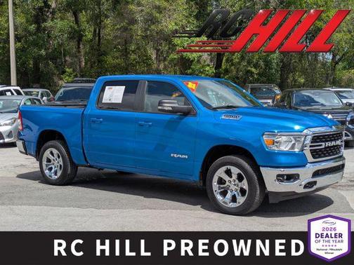 Hydro Blue Pearlcoat 2022 RAM 1500 Big Horn/Lone Star