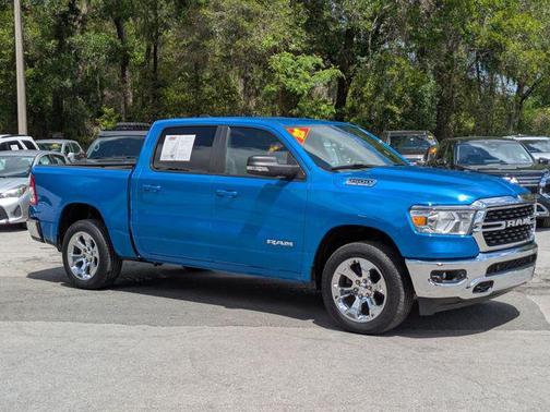 Hydro Blue Pearlcoat 2022 RAM 1500 Big Horn/Lone Star