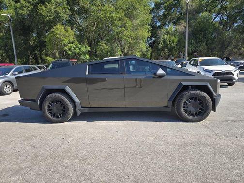 Silver 2024 Tesla Cybertruck Cyberbeast