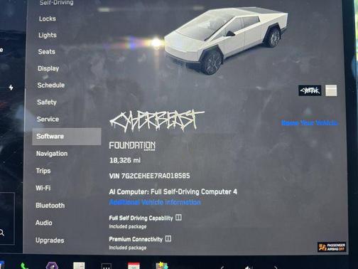 Silver 2024 Tesla Cybertruck Cyberbeast
