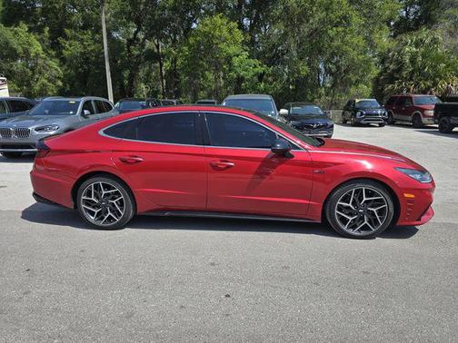 Calypso Red 2022 Hyundai SONATA N Line