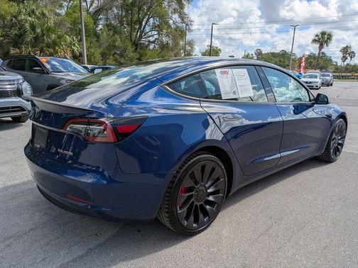 Deep Blue Metallic 2023 Tesla Model 3 Performance