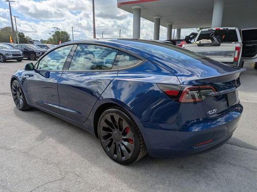 Deep Blue Metallic 2023 Tesla Model 3 Performance