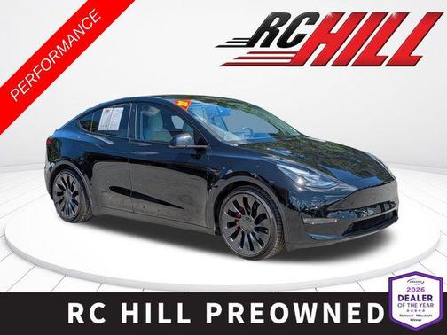 Solid Black 2022 Tesla Model Y Performance Dual Motor All-Wheel Drive