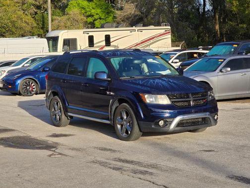 Contusion Blue Pearlcoat 2017 Dodge Journey Crossroad