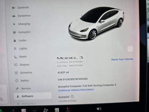 Pearl White Multi-Coat 2019 Tesla Model 3 Long Range