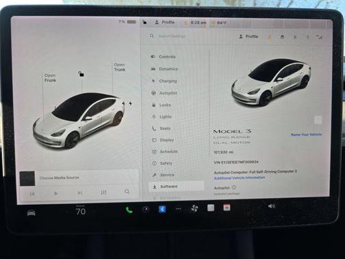 Pearl White Multi-Coat 2021 Tesla Model 3 Standard Range Plus