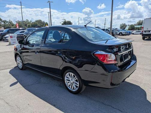 Jet Black Metallic 2024 Mitsubishi Mirage G4 LE