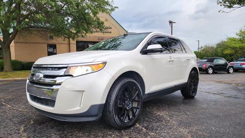 White Platinum Tri-Coat Metallic 2013 Ford Edge Limited