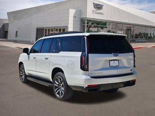 Crystal White Tricoat 2023 Cadillac Escalade ESV Sport