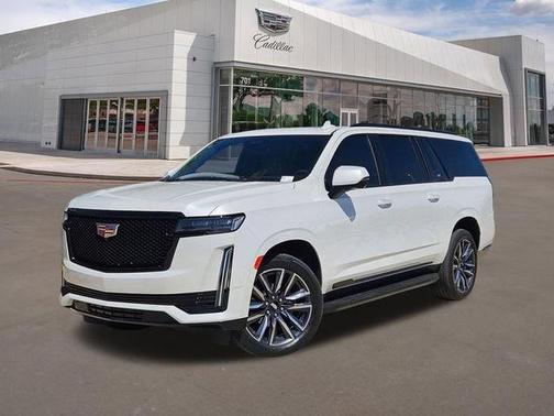 Crystal White Tricoat 2023 Cadillac Escalade ESV Sport