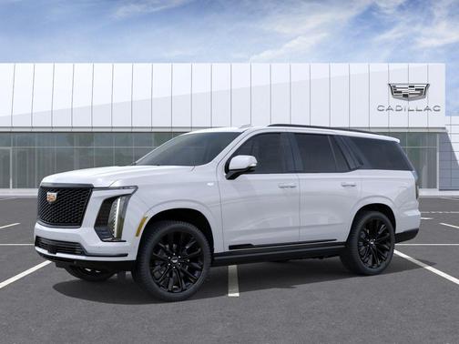 Vibrant White Tricoat 2026 Cadillac Escalade Sport Platinum