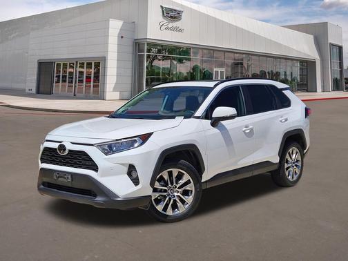 Super White 2019 Toyota RAV4 XLE Premium