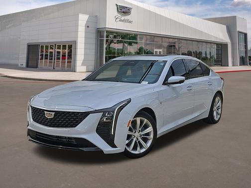 Vibrant White Tricoat 2026 Cadillac CT5 Premium Luxury