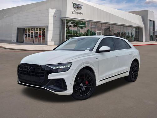 Glacier White Metallic 2021 Audi Q8 55 Premium Plus
