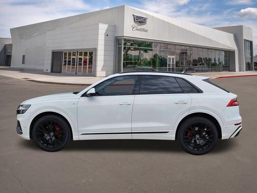 Glacier White Metallic 2021 Audi Q8 55 Premium Plus