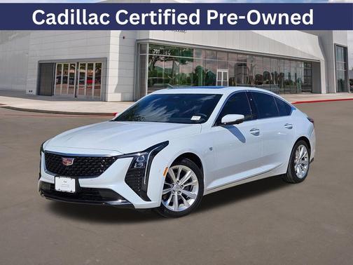 Vibrant White Tricoat 2026 Cadillac CT5 Premium Luxury