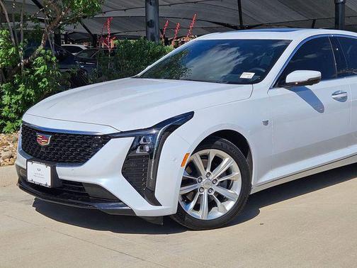 Vibrant White Tricoat 2026 Cadillac CT5 Premium Luxury