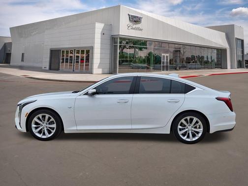 Summit White 2025 Cadillac CT5 Premium Luxury