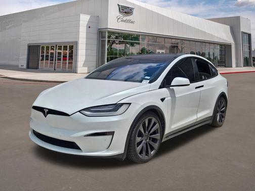 Pearl White Multi-Coat 2022 Tesla Model X Dual Motor All-Wheel Drive