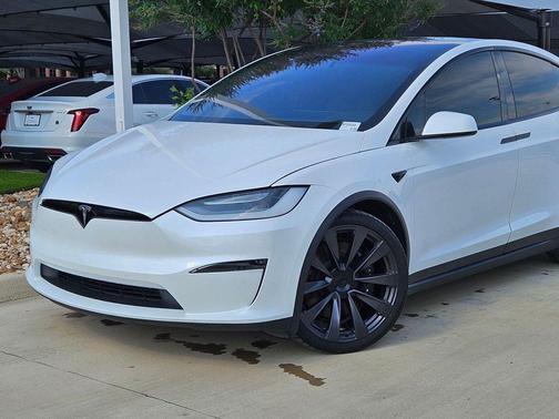 Pearl White Multi-Coat 2022 Tesla Model X Dual Motor All-Wheel Drive