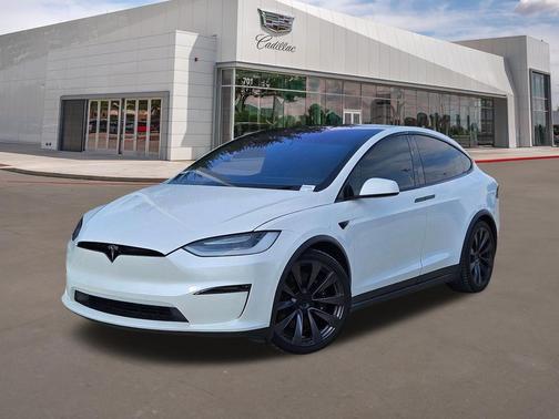 Pearl White Multi-Coat 2022 Tesla Model X Dual Motor All-Wheel Drive
