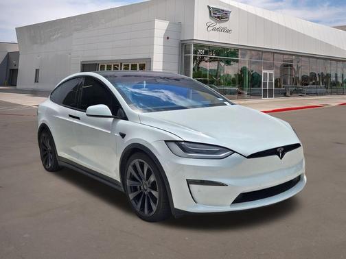 Pearl White Multi-Coat 2022 Tesla Model X Dual Motor All-Wheel Drive