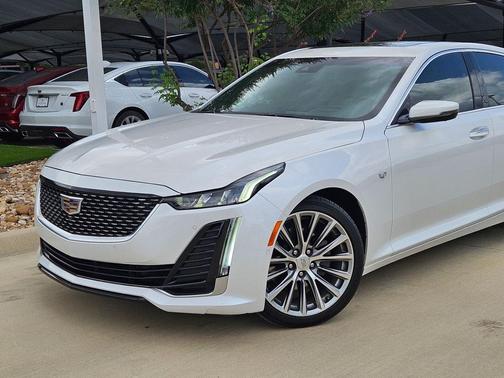 Crystal White Tricoat 2024 Cadillac CT5 Premium Luxury