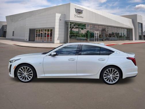 Crystal White Tricoat 2024 Cadillac CT5 Premium Luxury